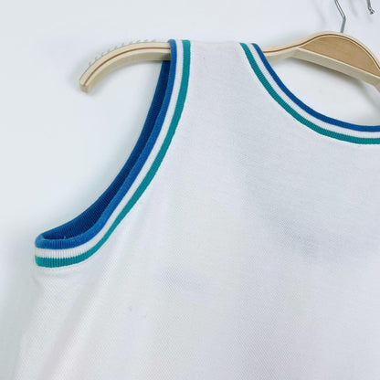 vintage liz sport pique polo pleated mini dress