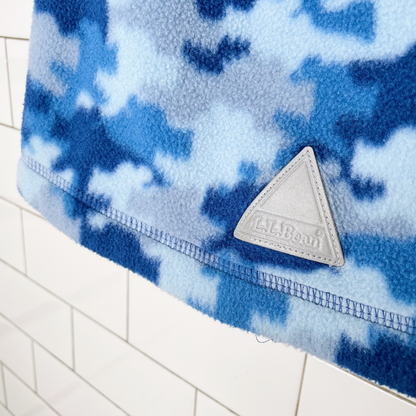 ll bean camo fleece vest - size 2