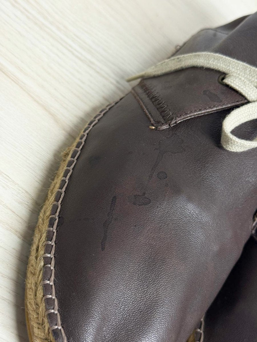 locale soft leather lace up desert chukka boots | made in Spain - good market thrift store