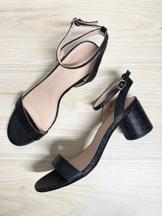 loft raffia block heel pumps | ann taylor - good market thrift store