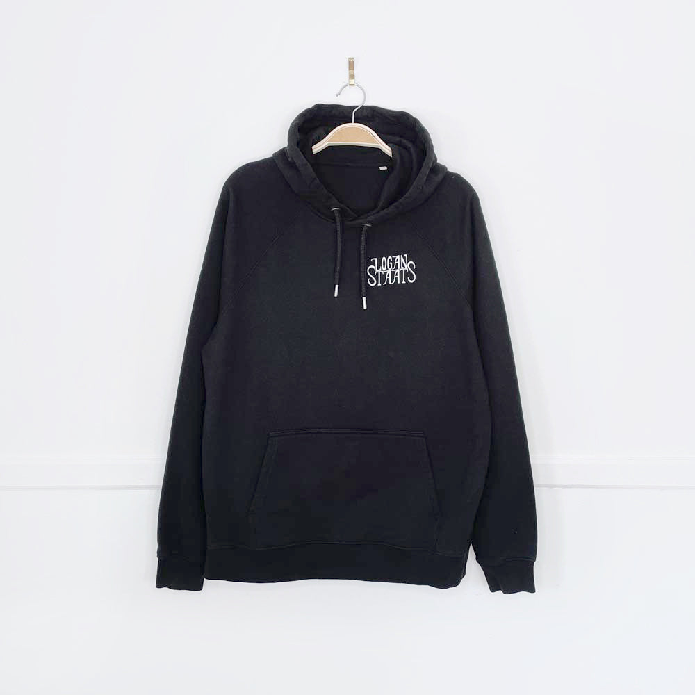 logan staats skull + braids hoodie