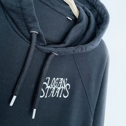 logan staats skull + braids hoodie
