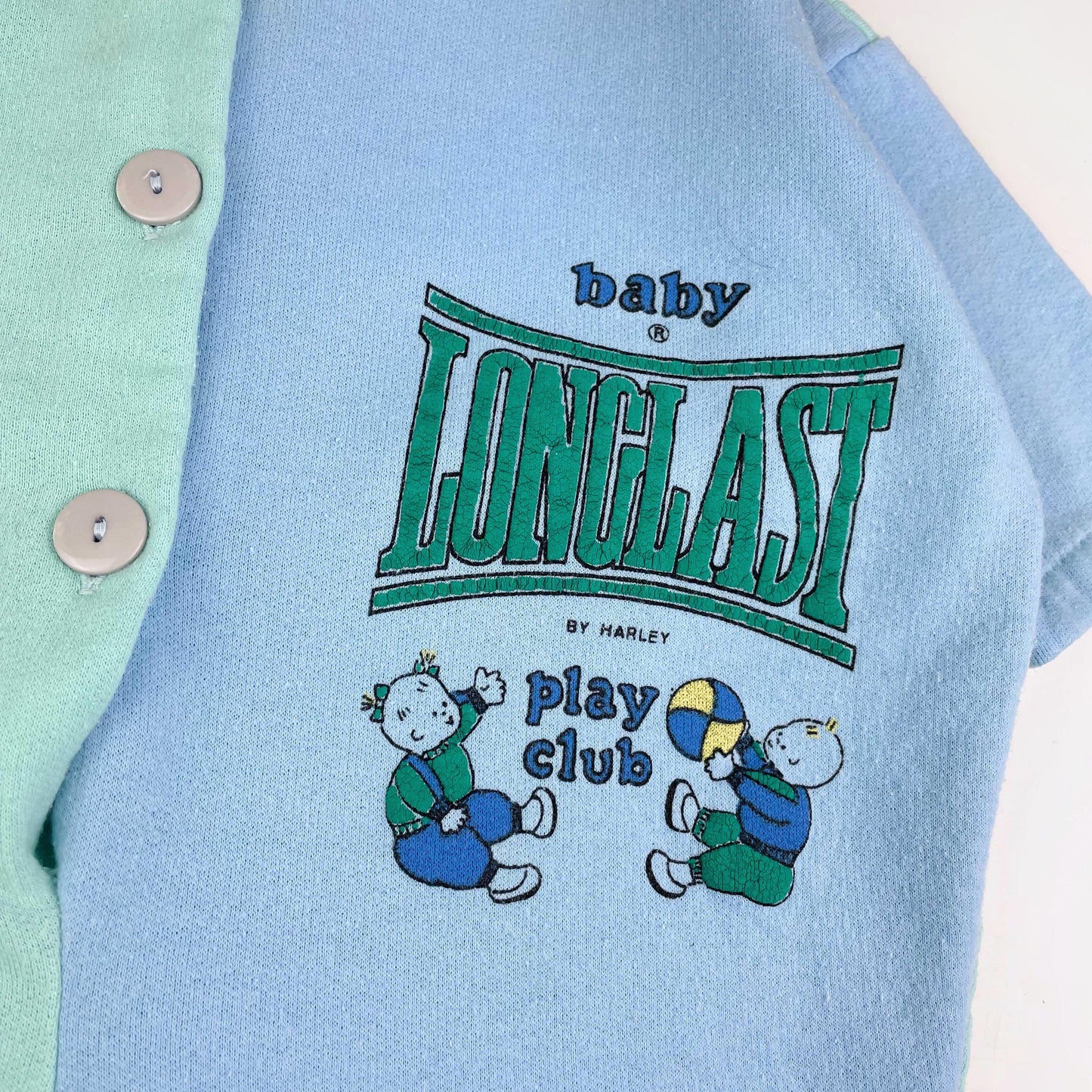 vintage longlast baby onesie - size 12