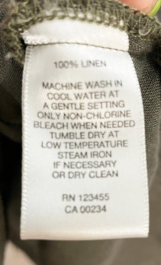 lord & taylor 100% linen full button shirt - good market thrift store