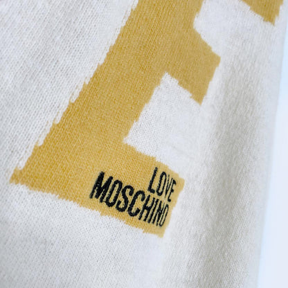 love moschino wool-blend sweater dress