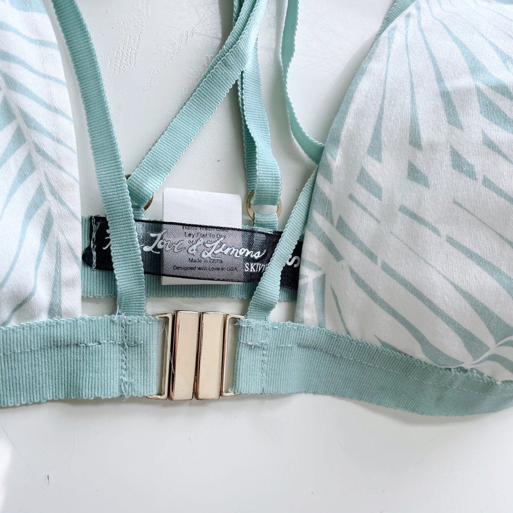 nwt for love & lemons dessert palm bralette - size small