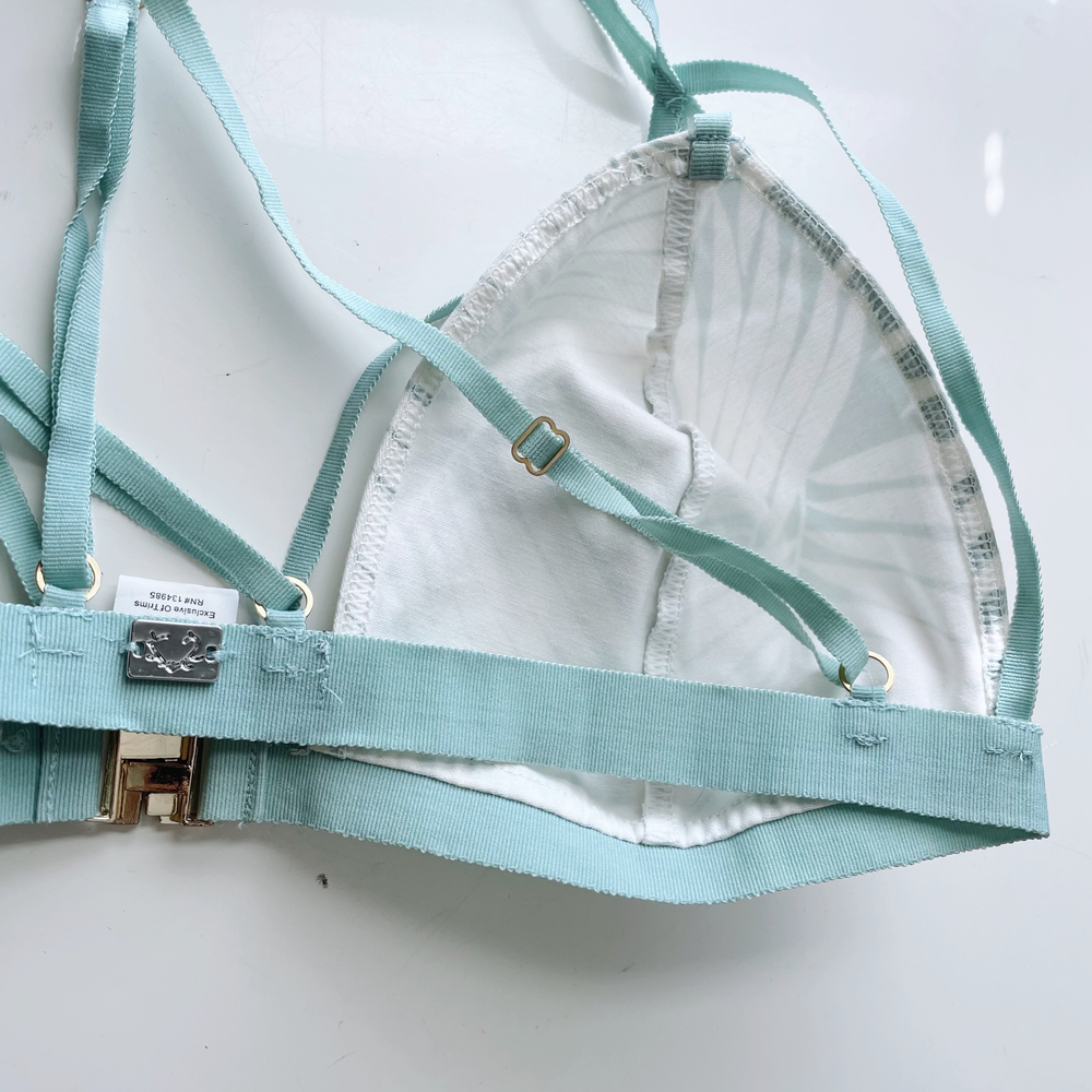 nwt for love & lemons dessert palm bralette - size small