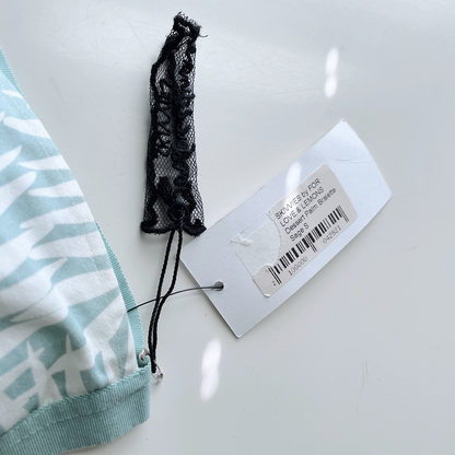 nwt for love & lemons dessert palm bralette - size small