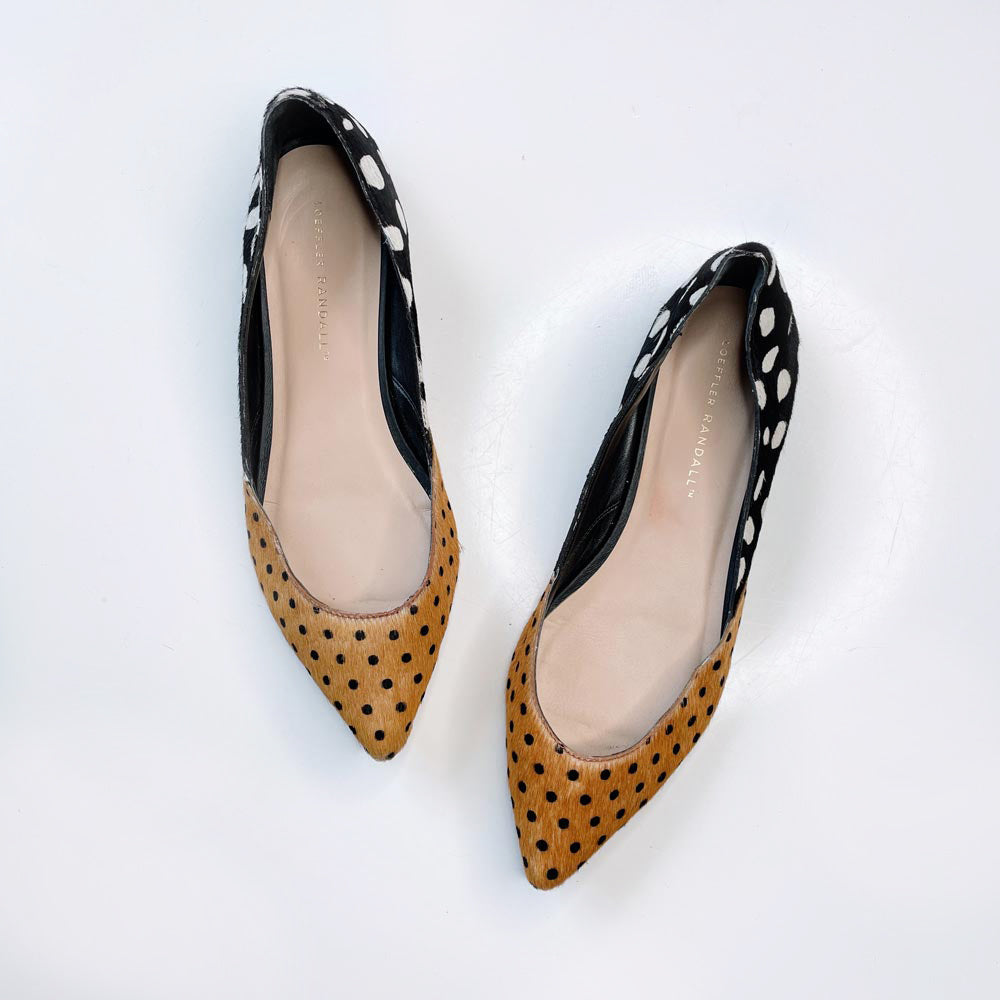 loefller randall lou calf hair leather flats
