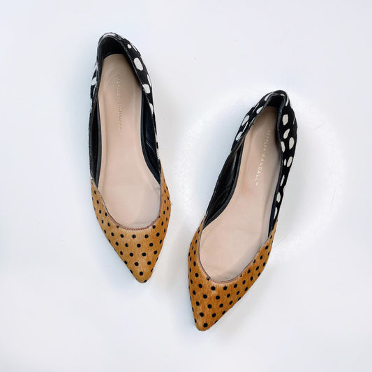 loefller randall lou calf hair leather flats