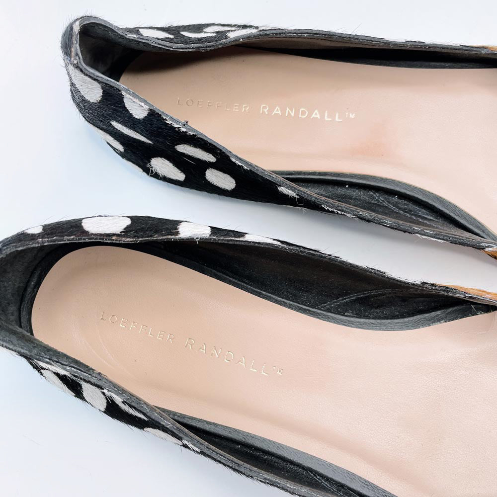 loefller randall lou calf hair leather flats