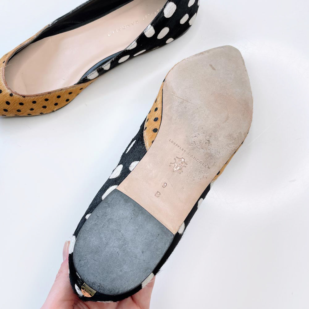 loefller randall lou calf hair leather flats