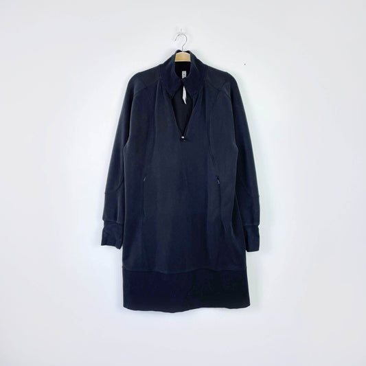lululemon 2022 softstream long sleeve half zip dress