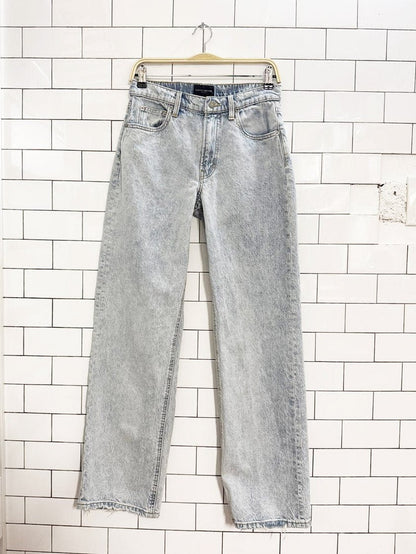 lucky brand wide leg light wash high rise jeans - good market thrift store