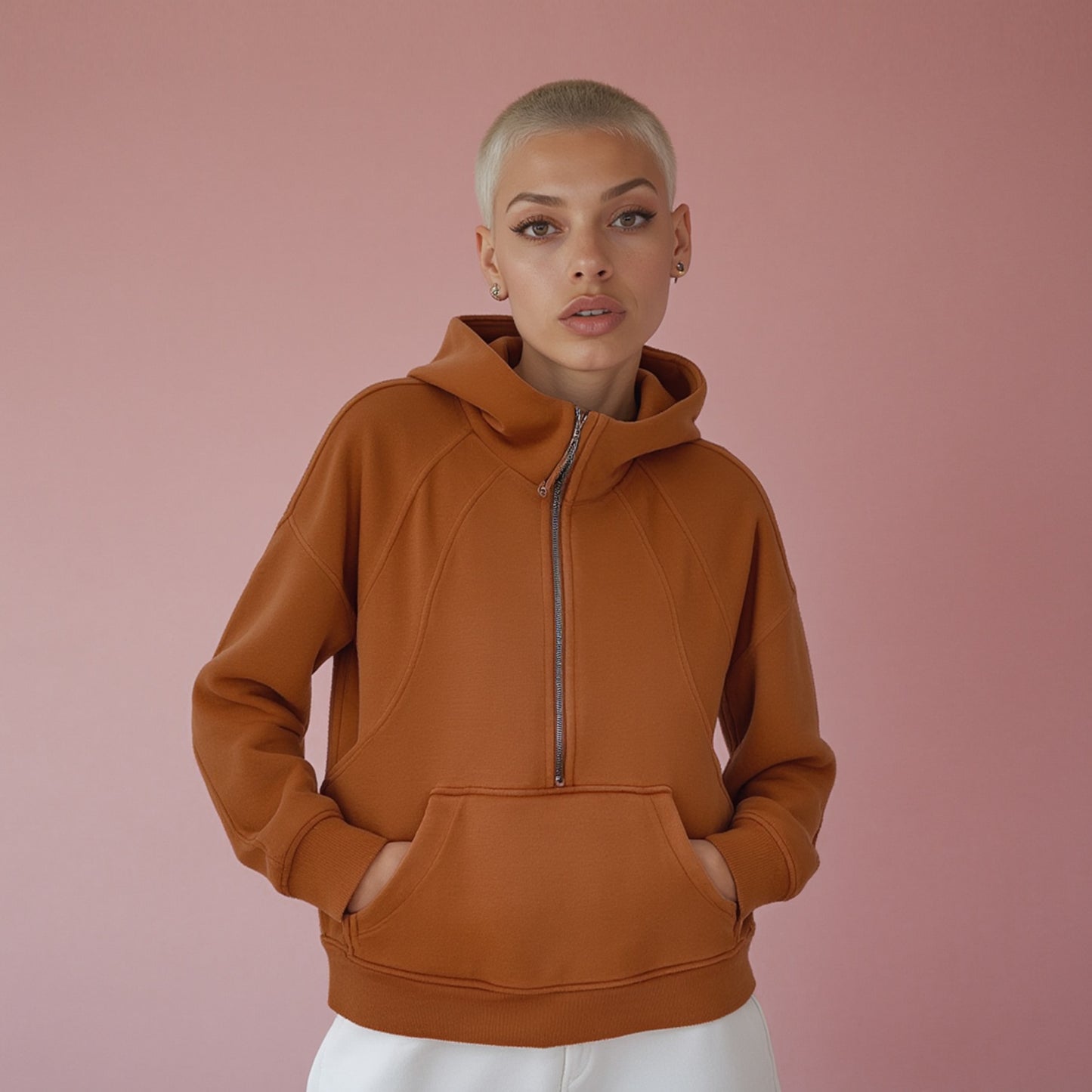 lululemon 2021 oversized scuba 1/2 zip hoodie