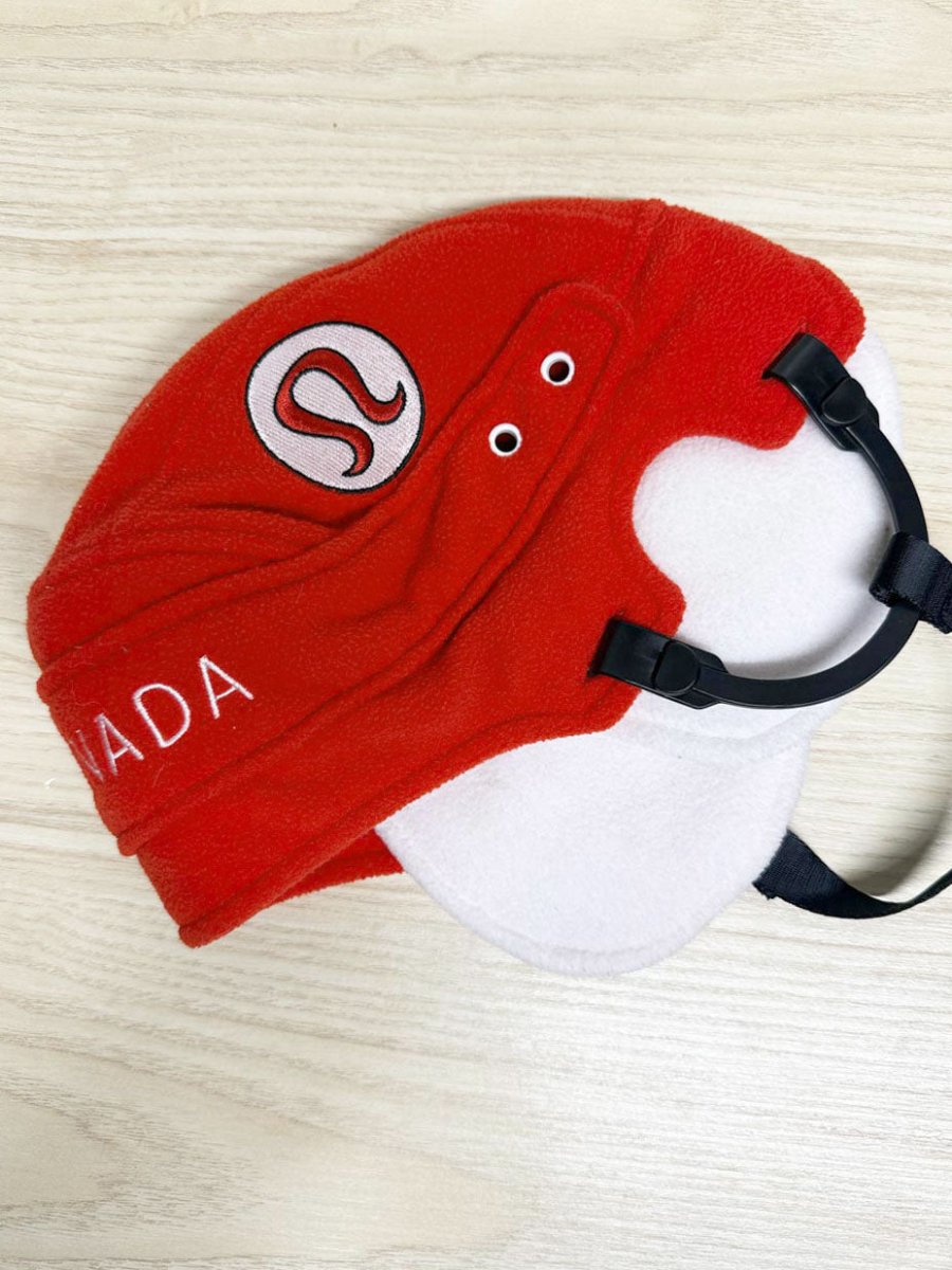 lululemon 2010 team canada fleece hockey helmet toque - good market thrift store