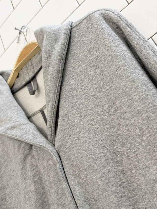 lululemon 2016 &go take you there wrap sweatshirt jacket | cotton fleece - good market thrift store