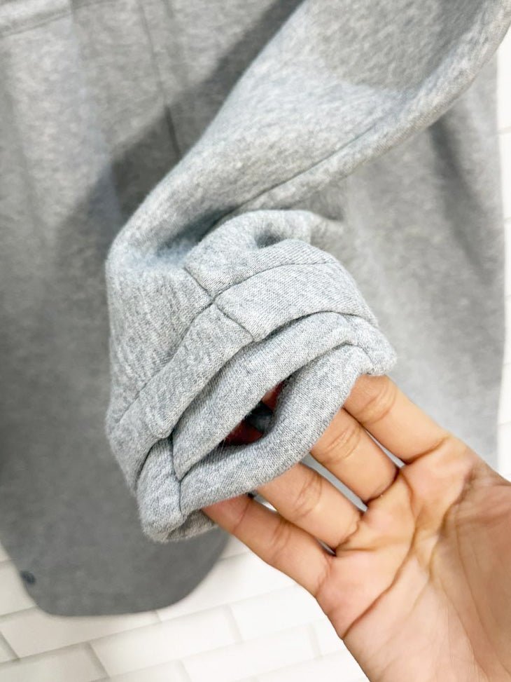 lululemon 2016 &go take you there wrap sweatshirt jacket | cotton fleece - good market thrift store