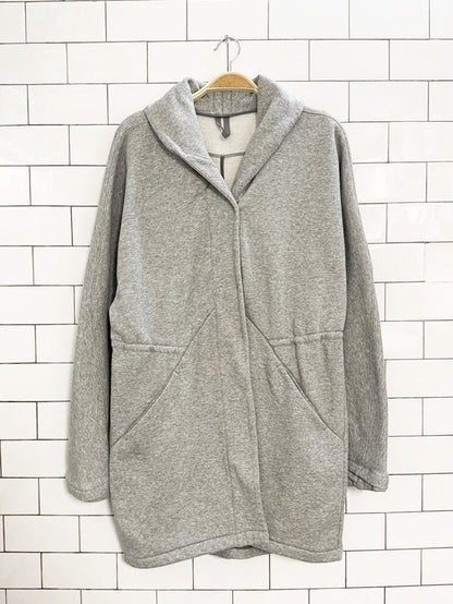 lululemon 2016 &go take you there wrap sweatshirt jacket | cotton fleece - good market thrift store