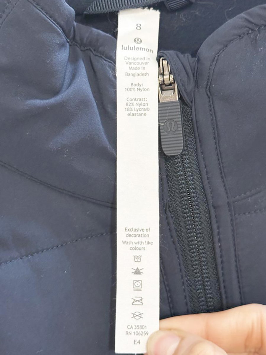 lululemon 2017 extra mile tech fleece jacket - good market thrift store