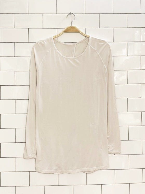 lululemon 2018 deep stretch cinch long sleeve | micromodal - good market thrift store