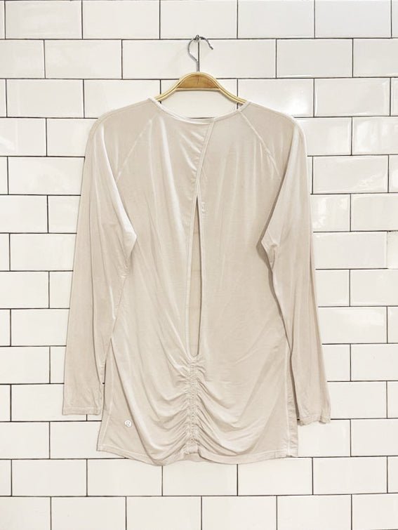 lululemon 2018 deep stretch cinch long sleeve | micromodal - good market thrift store