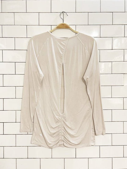 lululemon 2018 deep stretch cinch long sleeve | micromodal - good market thrift store