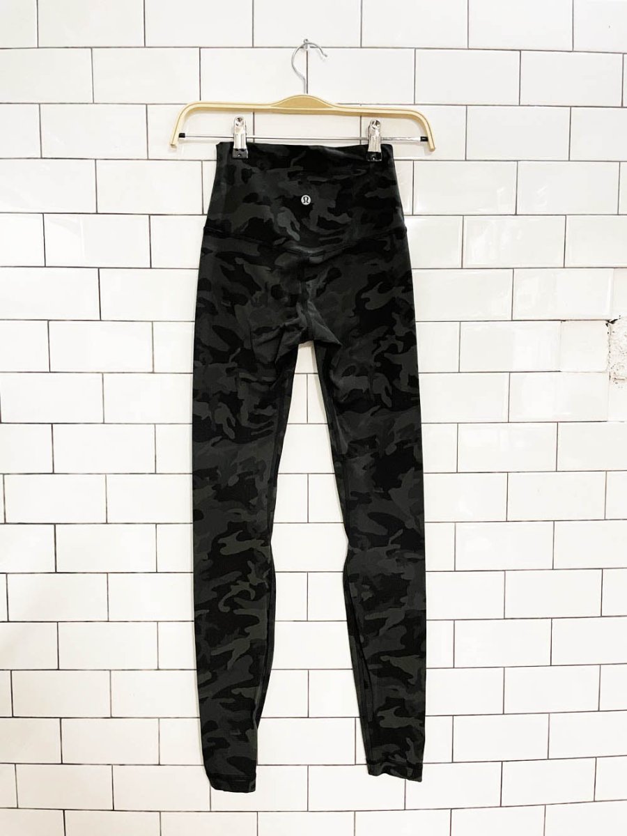 lululemon 2019 align high rise legging nulu camo - good market thrift store