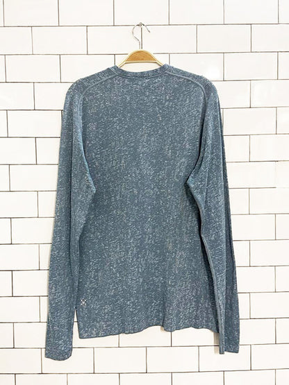 lululemon 2019 metal vent tech long sleeve | mesh silverescent - good market thrift store