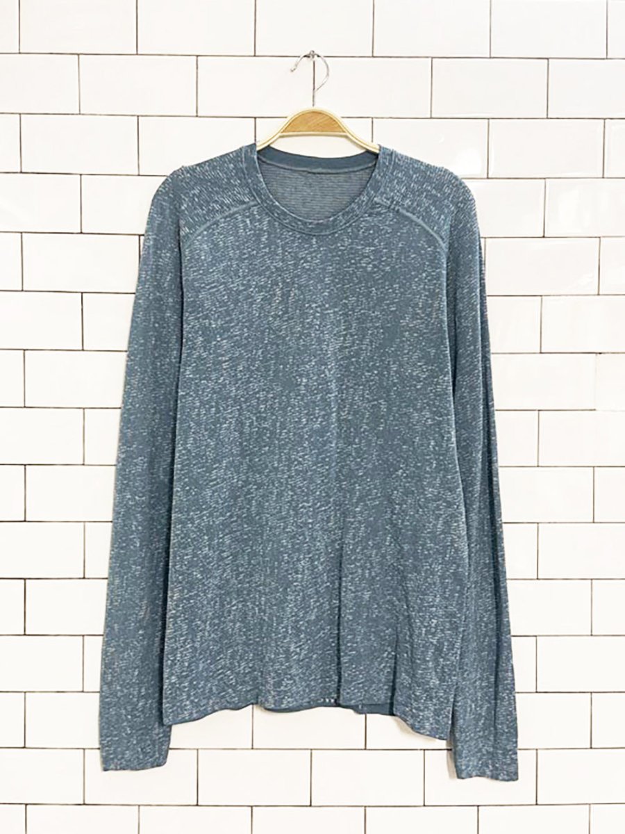 lululemon 2019 metal vent tech long sleeve | mesh silverescent - good market thrift store