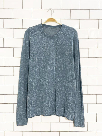 lululemon 2019 metal vent tech long sleeve | mesh silverescent - good market thrift store