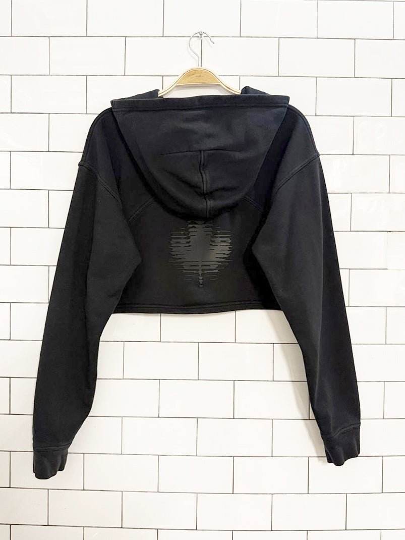 lululemon 2020 all yours cropped team canada hoodie | cotton terry - good market thrift store