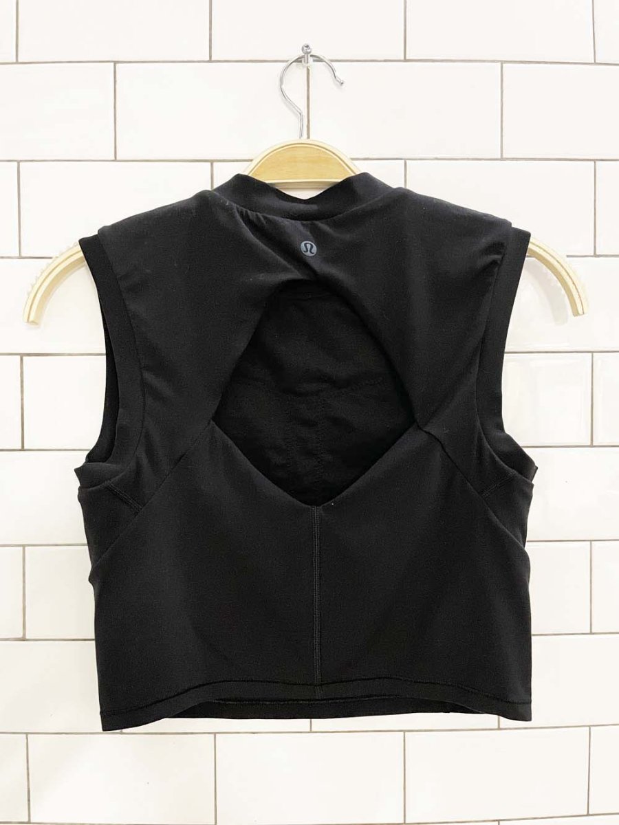 lululemon 2020 sweat intention open back tank - good market thrift store