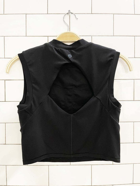 lululemon 2020 sweat intention open back tank - good market thrift store