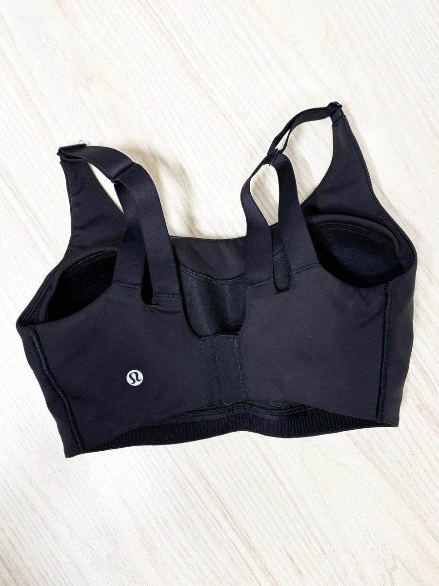 lululemon 2021 airsupport high support black sports bra - good market thrift store