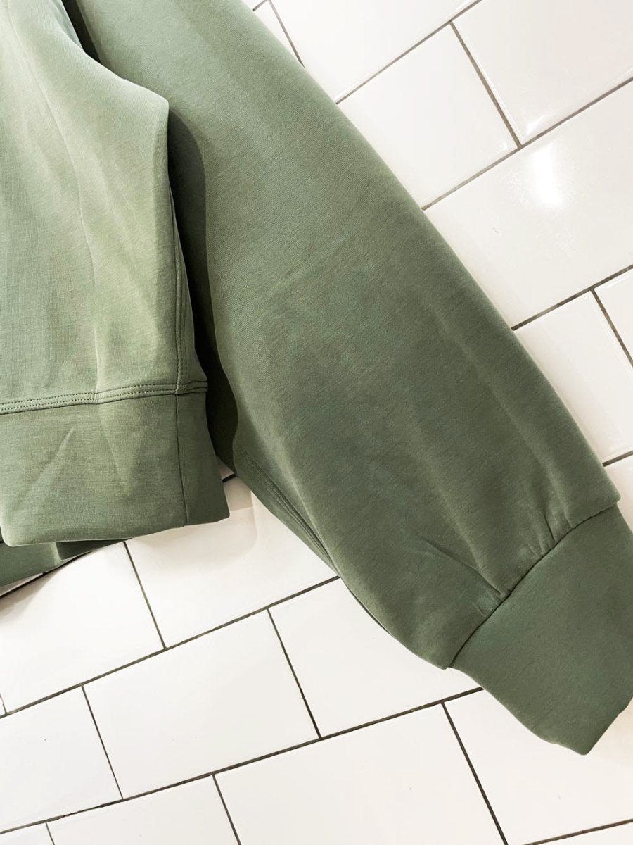 lululemon 2021 softstreme boxy sweatshirt | perfectly oversized cropped crew - good market thrift store