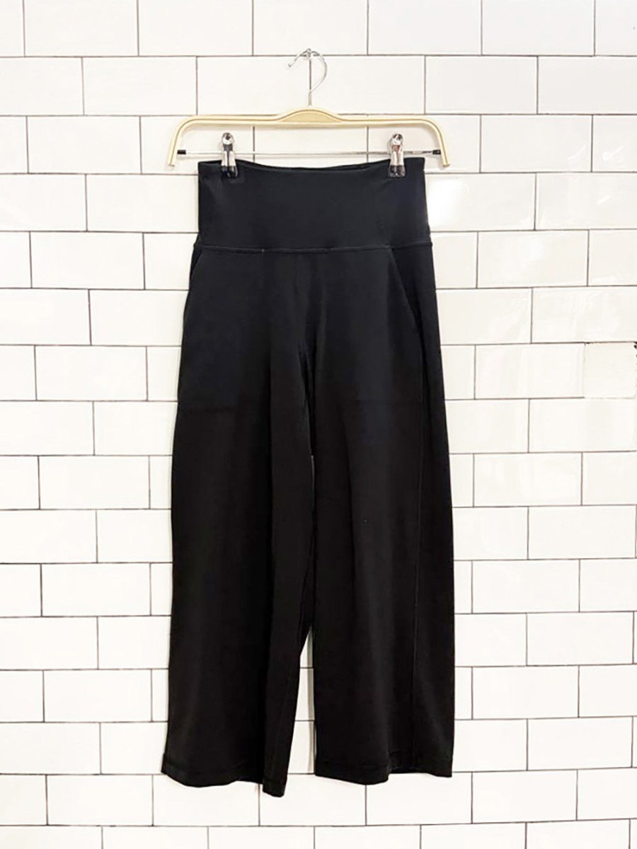 lululemon align high - rise wide leg crop 23" pants - good market thrift store