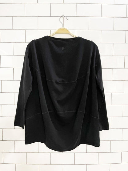 lululemon back in action long sleeve top | nulu - good market thrift store