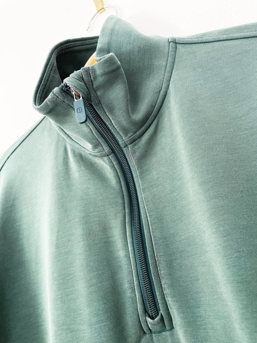 lululemon brushed softstream half zip sweatshirt - good market thrift store