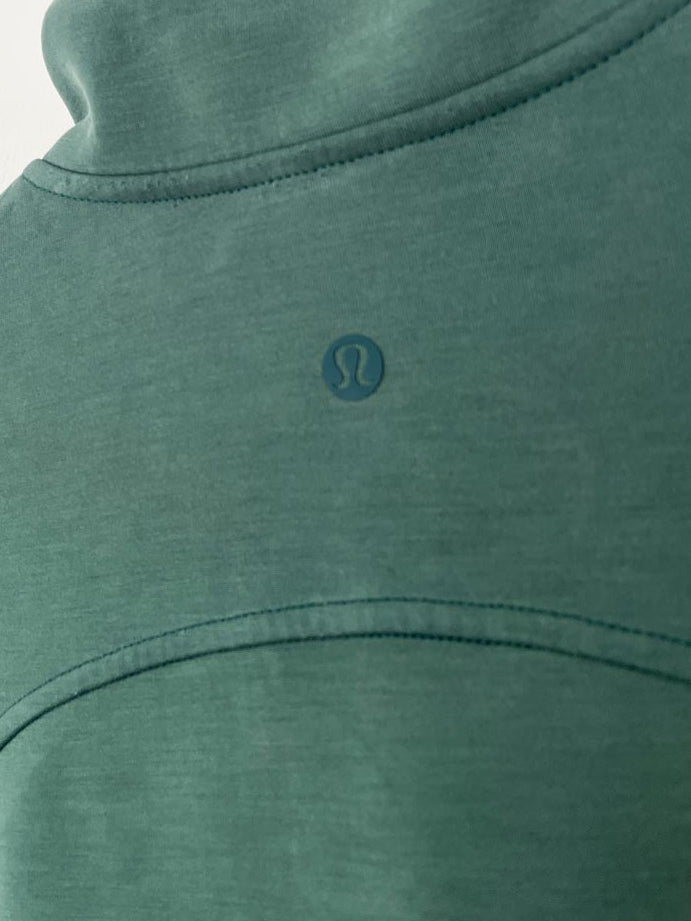 lululemon brushed softstream half zip sweatshirt - good market thrift store