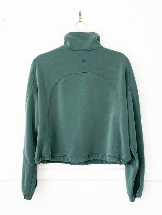 lululemon brushed softstream half zip sweatshirt - good market thrift store