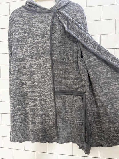 lululemon cashmere - blend piece of mind wrap hooded cardigan| boolux - good market thrift store