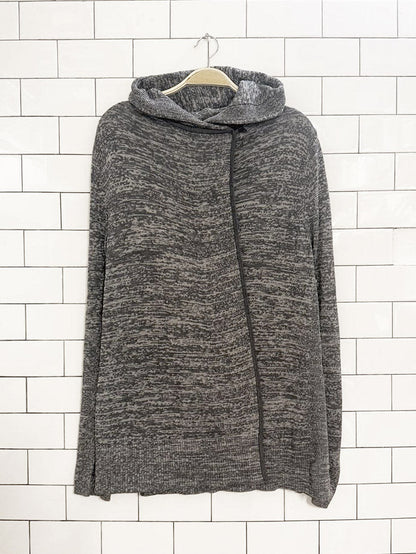 lululemon cashmere - blend piece of mind wrap hooded cardigan| boolux - good market thrift store