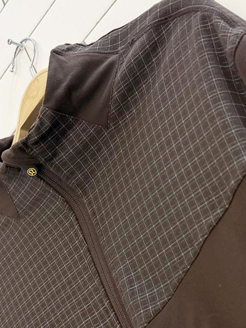 lululemon check detail breathable full zip light jacket - good market thrift store