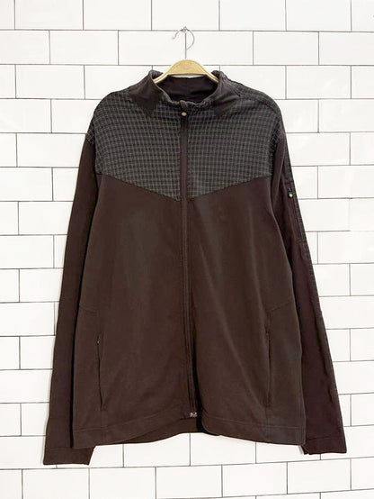 lululemon check detail breathable full zip light jacket - good market thrift store