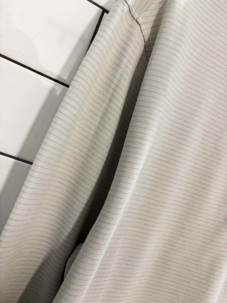 lululemon evolution long sleeve striped polo shirt - good market thrift store