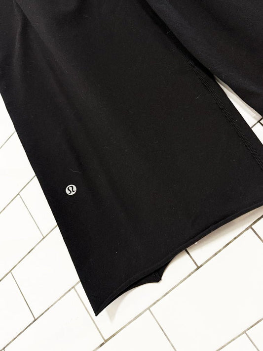 lululemon fold over wide leg cropped pants | nulu - good market thrift store