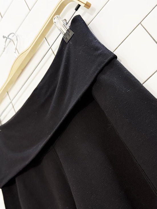 lululemon fold over wide leg cropped pants | nulu - good market thrift store