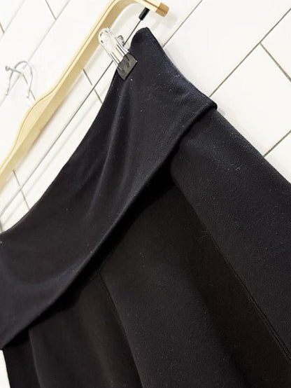 lululemon fold over wide leg cropped pants | nulu - good market thrift store