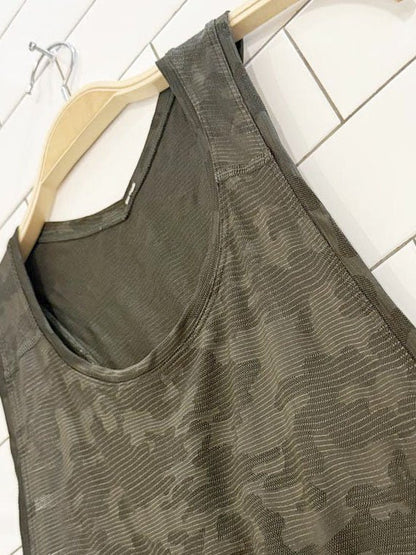 lululemon mesh camo run for days tank | silverescent - good market thrift store